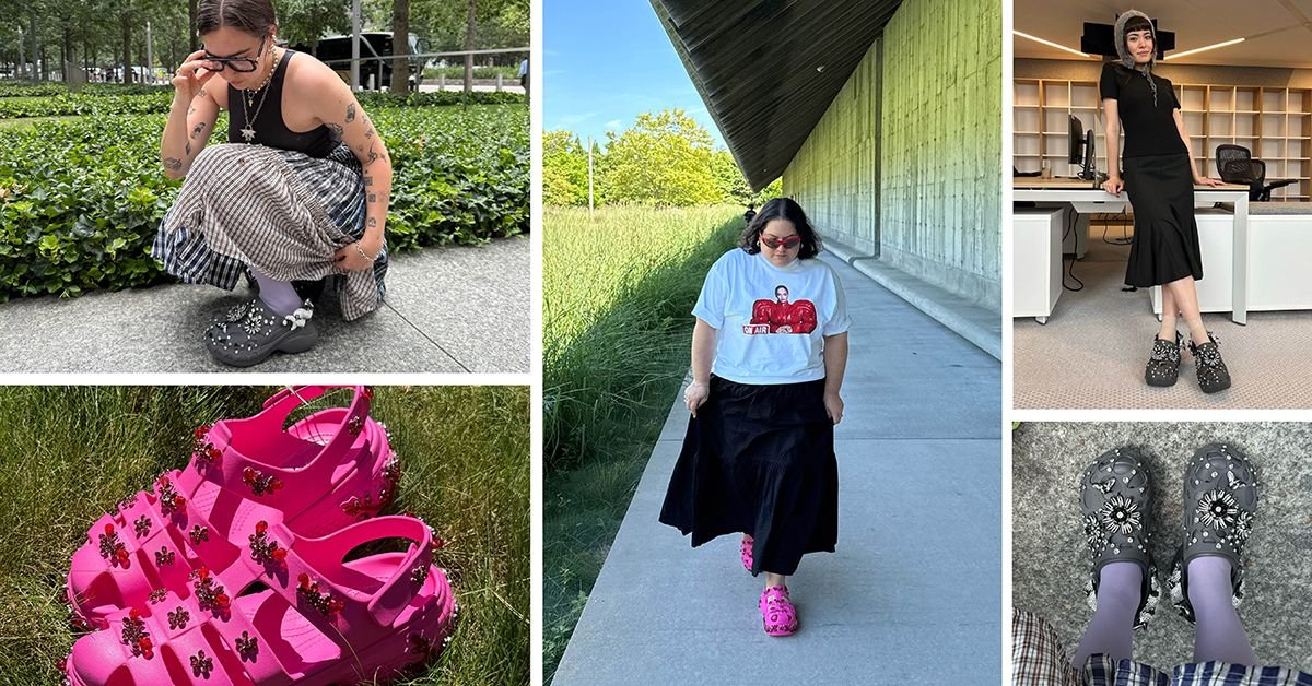 How to Style Bedazzled Crocs Like Swarovski's and Simone Rocha's