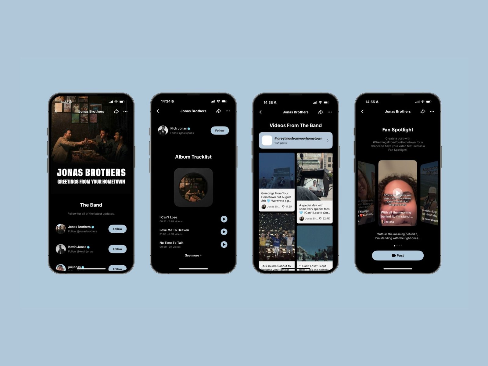 Jonas Brothers get a TikTok in-app hub for their latest album