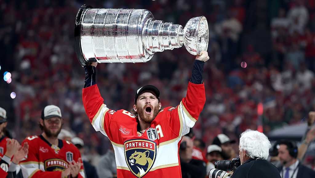 Florida Panthers’ Matthew Tkachuk on cover of NHL 26 video game