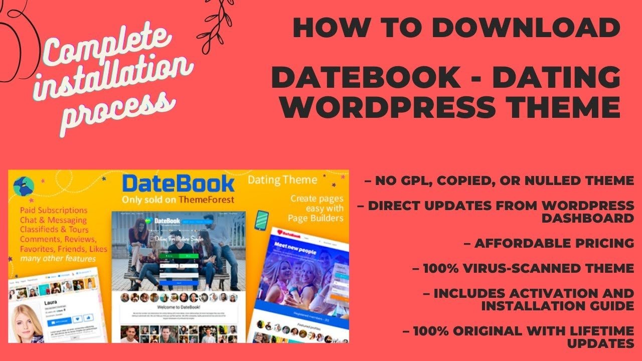 A Critical Review of DateBook: The Dating WordPress Theme