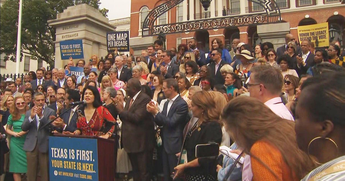 Texas Democrats in Boston to protest Republican redistricting bill say they're "spreading the word," not fleeing