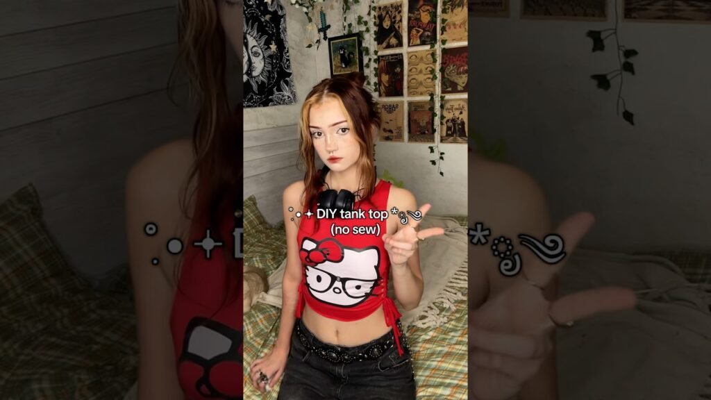 #diy tank top from an old shirt(NO SEW)⭐️ https://internetconnectz.com/