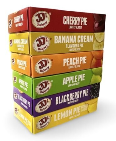 JJ's Bakery Fruit Pie Variety Pack | 6 Flavors | 6 Pack