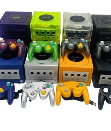 Nintendo GameCube Console NGC Console Various Colors + Controller + Wires Bundle
