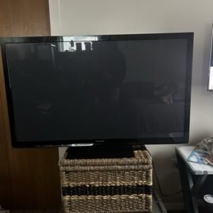 55” Panasonic Tv with Base and Power Cord Remote Control Included