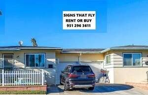 SIGNS THAT FLY Guaranteed to increase traffic to your home for sale or store