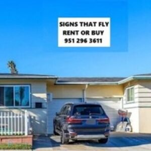 SIGNS THAT FLY Guaranteed to increase traffic to your home for sale or store