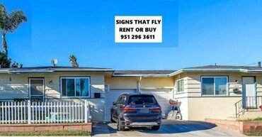 SIGNS THAT FLY Guaranteed to increase traffic to your home for sale or store