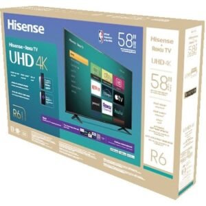 Hisense 58" Class R6 Series 4K UHD LED Roku Smart TV with HDR (58R6E3)