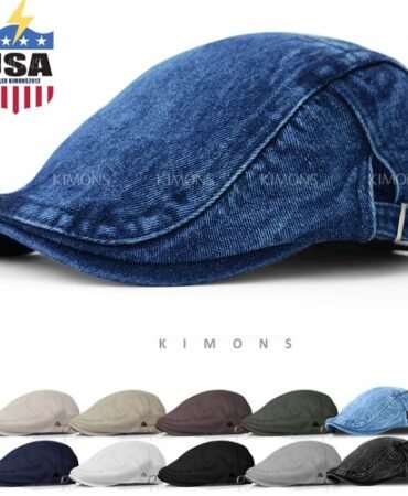 Buckle Cotton Gatsby Cap Mens Ivy Hat Golf Driving Summer Sun Flat Newsboy