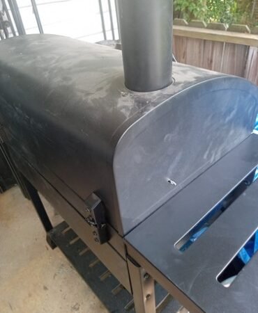 Royal Gourmet Barrel Charcoal Grill with Side Table Outdoor BBQ Barbecue Cooker