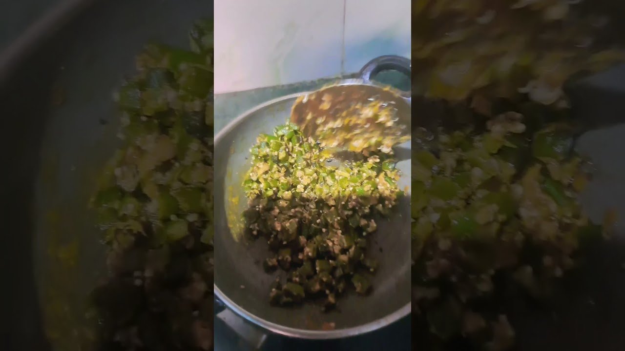 भिंडी ki bhujiya #trending #recipes #kitchen