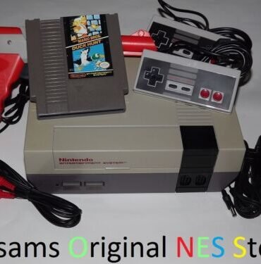 Nintendo Entertainment System Console Bundle with New NES 72 Pin