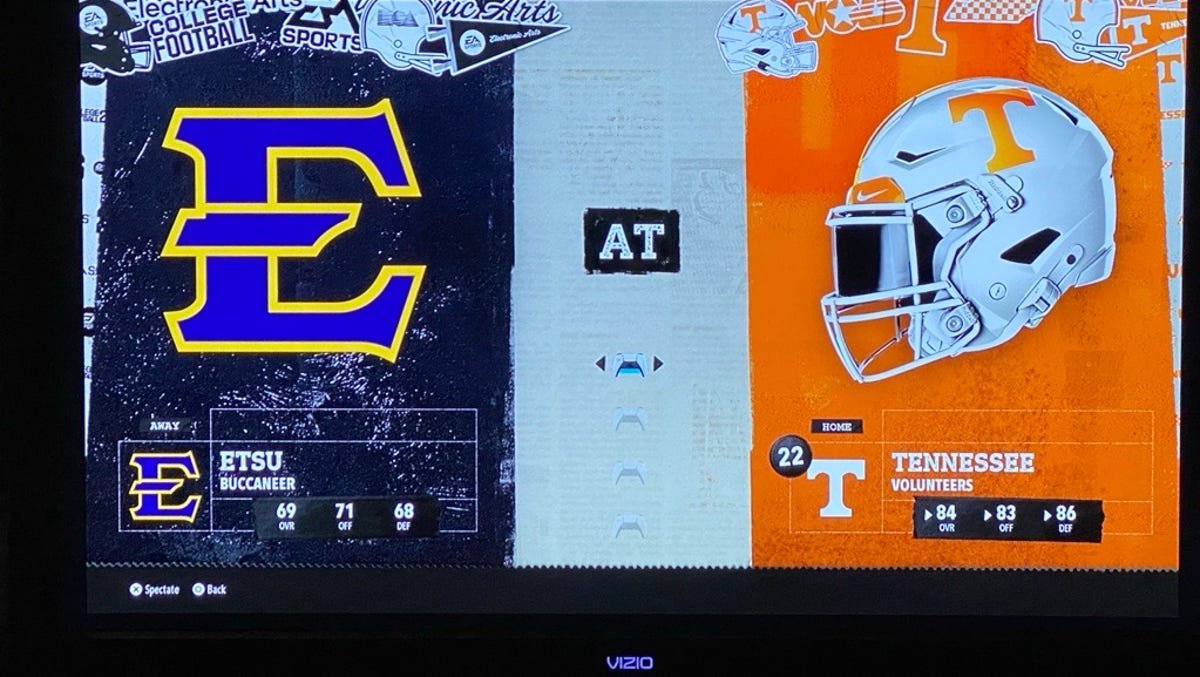 Tennessee vs. ETSU game prediction with EA Sports College Football 26 https://internetconnectz.com/gaming-connectz/