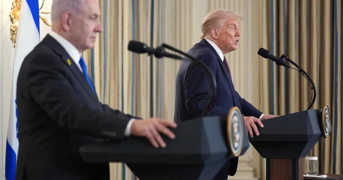 ap25272667883480.jpg Trump and Netanyahu say they have a peace proposal for Gaza
