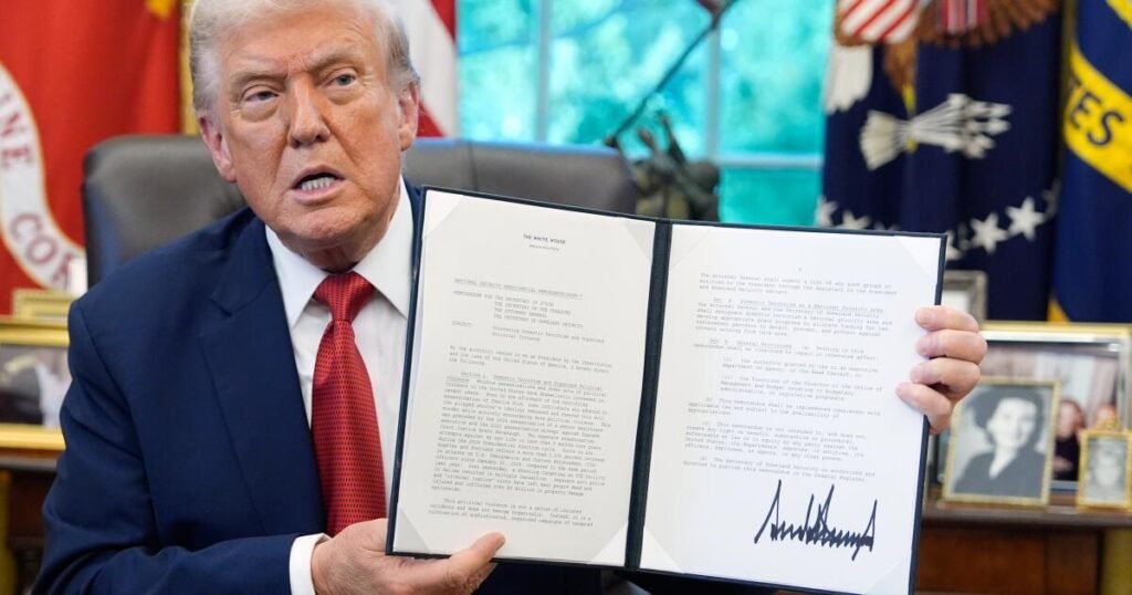 In Trump's 'domestic terrorism' memo, some see blueprint for vengeance