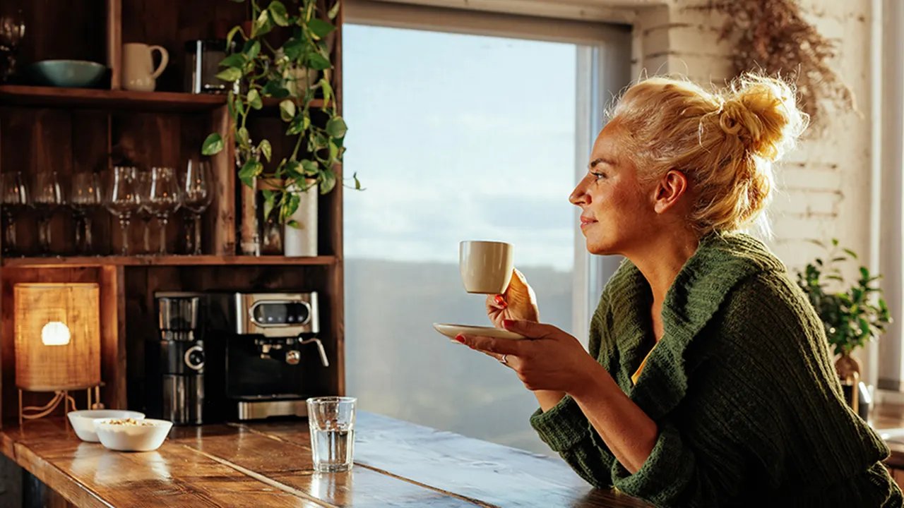 woman-coffee-nook-at-home.jpg Coffee culture trend brings authentic café experience home to Americans