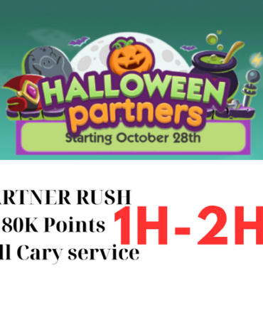 🌈Monopoly.Go 🔥Partner Event - Halloween 🔥Slot Fast Carry ❄️