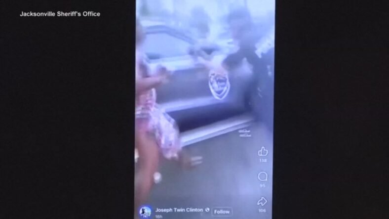 Body camera video shows violent arrest of woman outside daughter’s Jacksonville, Florida school