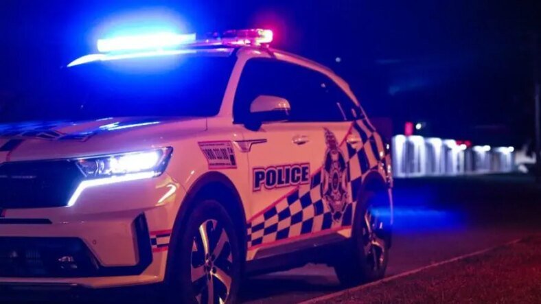 Three kids escape injury after man allegedly crashes stolen caravan