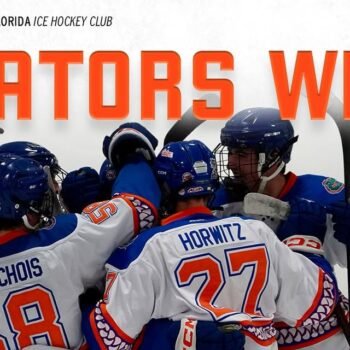 University of florida gators ice hockey club takes on the