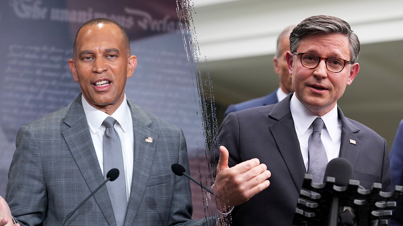 Hakeem jeffries mike johnson.png
