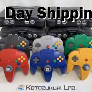 Nintendo 64 Black Console + Controller + Accessory Region Free Used Tested