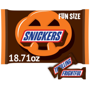 Snickers Fun Size Halloween Candy Bars 18.71 oz Milk Chocolate Jumbo Bag Bulk..