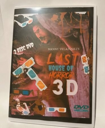 Last House of Horror (2023) 3D DVD  Slasher Horror Manny Velazquez Halloween