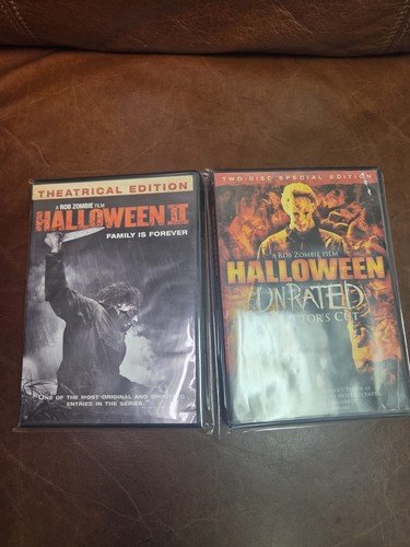 Halloween 1 &2 Rob Zombie Horror DVD’s