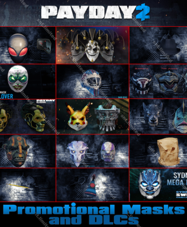 Payday 2 - Promotional Masks DLCs (STEAM)