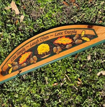 FALL THEMED HOME LIVE SIMPLY - LAUGH OFTEN - LOVE DEEPLY MANTLE DECOR HOUSE WOOD