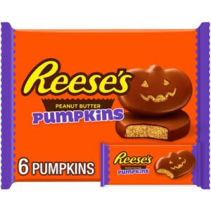 Reese's Milk Chocolate Peanut Butter Pumpkins Halloween Candy, Pk 1.2 oz..