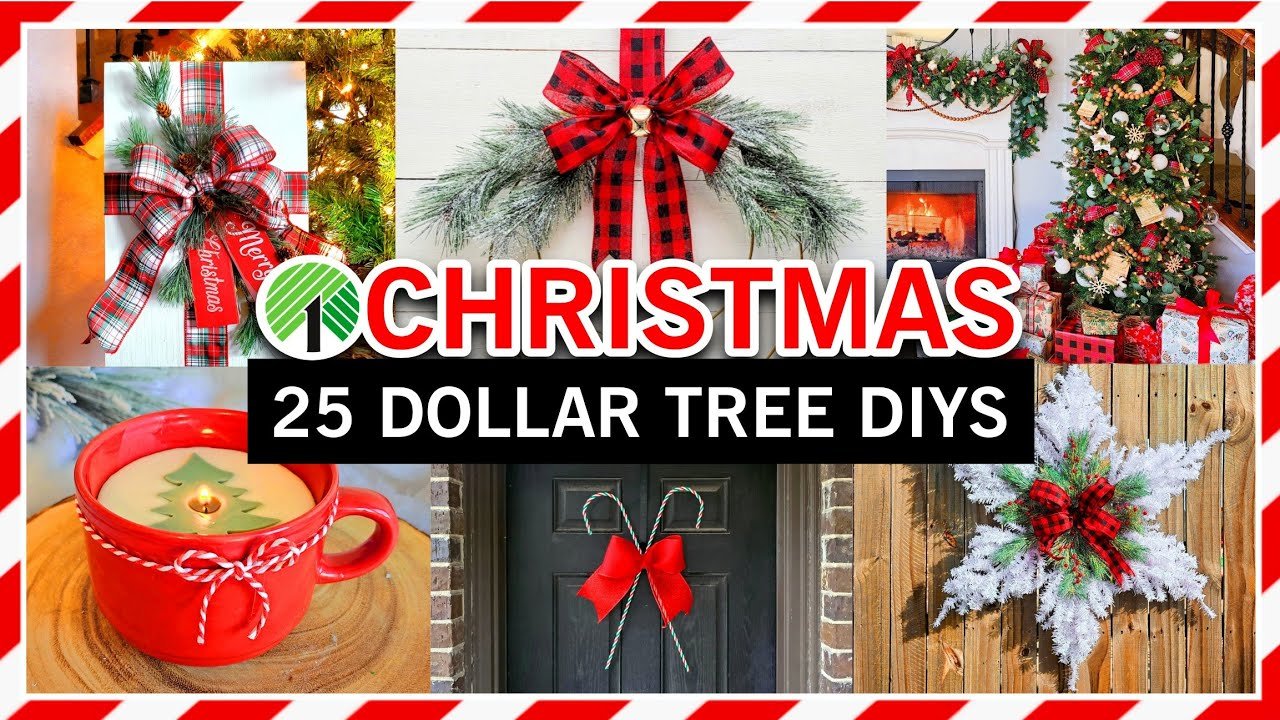 25 Of The Best Looking Dollar Tree Christmas DIYs