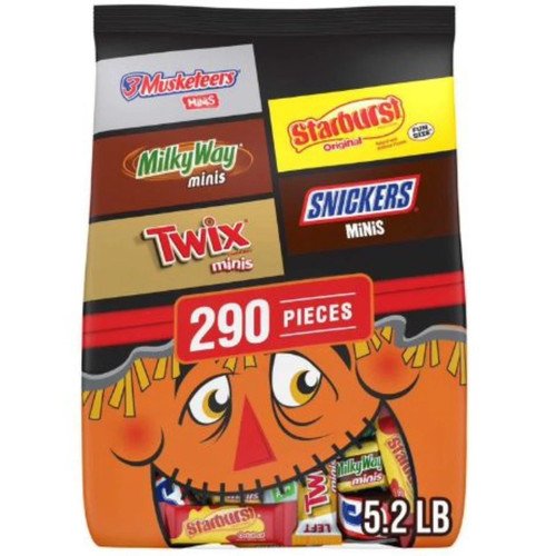 Mars Halloween Variety Pack Candy, 290 pcs.