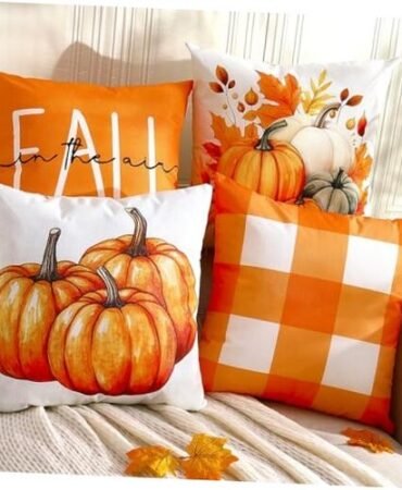 Fall Decorations for Home, 4 Packs Double 20" x 20" (Pack of 4) Fall Type-1