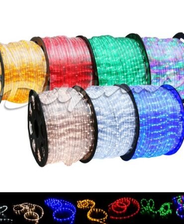 LED Rope Light 10/20/25/50/100/150ft Outdoor Tree Waterproof Holiday Christmas