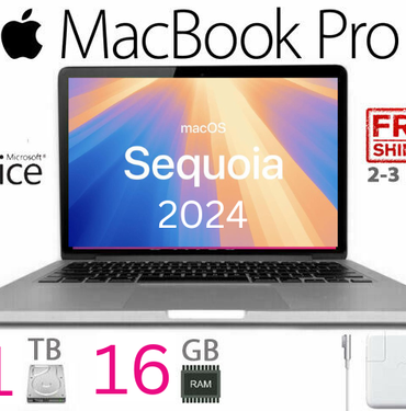 Apple Macbook Pro 13" Laptop | UPGRADED i5 16GB RAM | 1TB HD | MacOS | WARRANTY