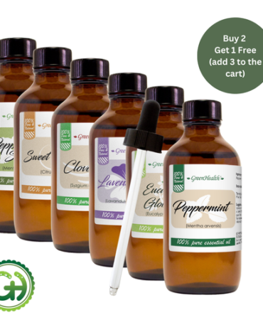 Essential Oil 4 oz with Free Glass Dropper, All Natural Uncut, 50+ Popular Oils