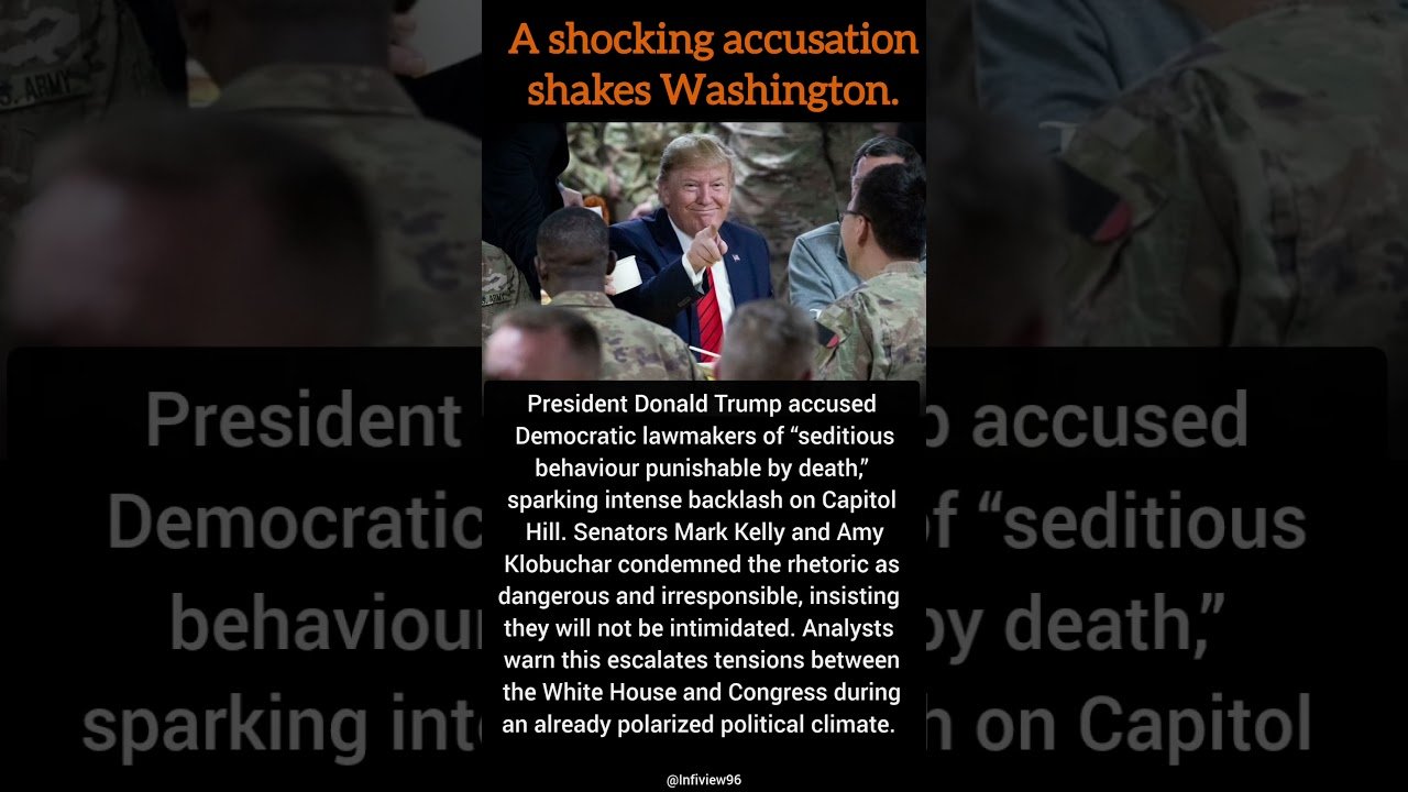 Trump’s Threats Ignite Political Firestorm.#trumpnews #uspolitics #washington #breakingnews #shorts