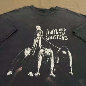New Amyl and the Sniffers Punk Gift For Fans Unisex S-5XL Shirt BS88