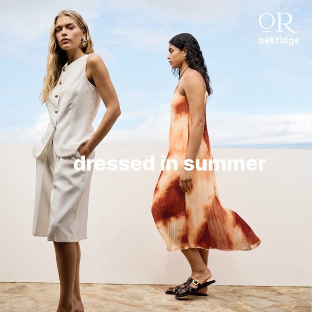 Unpack a new Oakridge collection of sleek silhouettes, sunset hues, and fabrics that … – Facebook