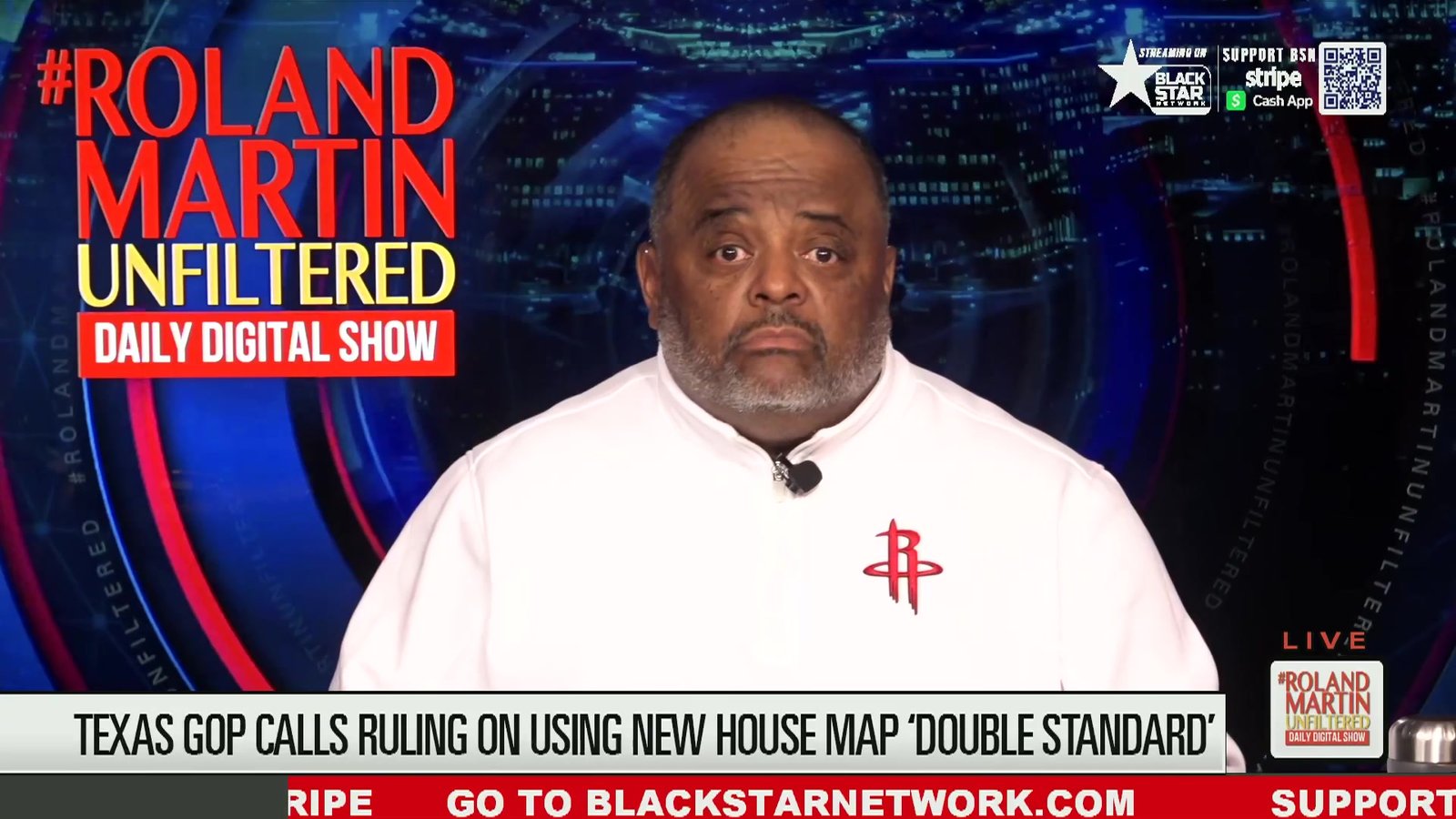 11.21.2025 #RolandMartinUnfiltered: TX GOP Cries Foul Over Map Ruling, Fuentes Infiltration Warning, ER Birth Scandal Explodes There are some whiny Texas Republicans and calling it a double standard after judges call their redistricting plan ‘racially gerrymandered.’ As State Attorney Ken Paxon prepares to appeal the decision, election officials and county parties scramble to adjust in the middle of the candidate filing period for the March primary. I’ll talk to a Political Science Professor about the impact on the voters. I’m finally going to tackle how White Nationalist Nick Fuentes is planning to “infiltrate” politics. Alabama’s Congressional delegation honors the death of the last Tuskegee Airman. An Indiana hospital fired the doctor and nurse who turned away a black pregnant woman minutes before she gave birth in her car. An Ohio jury found a white cop not guilty of murdering Ta’Kiya Young, a pregnant Black mother accused of shoplifting. And Chadwick Boseman’s legacy was honored by fans, friends, and family as the late “Black Panther” actor received a posthumous star on the Hollywood Walk of Fame. #BlackStarNetwork partner: Fanbase
https://www.startengine.com/offering/fanbase This Reg A+ offering is made available through StartEngine Primary, LLC, member FINRA/SIPC. This investment is speculative, illiquid, and involves a high degree of risk, including the possible loss of your entire investment. You should read the Offering Circular (https://bit.ly/3VDPKjD) and Risks (https://bit.ly/3ZQzHl0) related to this offering before investing. Download the Black Star Network app at https://www.blackstarnetwork.com! We’re on iOS, AppleTV, Android, AndroidTV, Roku, FireTV, XBox and SamsungTV. The #BlackStarNetwork is a news reporting platform covered under Copyright Disclaimer Under Section 107 of the Copyright Act 1976, allowance is made for “fair use” for purposes such as criticism, comment, news reporting, teaching, scholarship, and research.