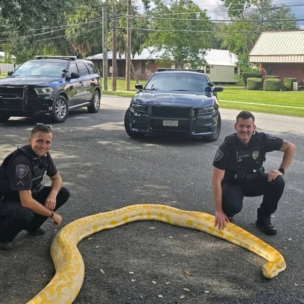 Only in Florida. This was caught in Live Oak Florida – Facebook