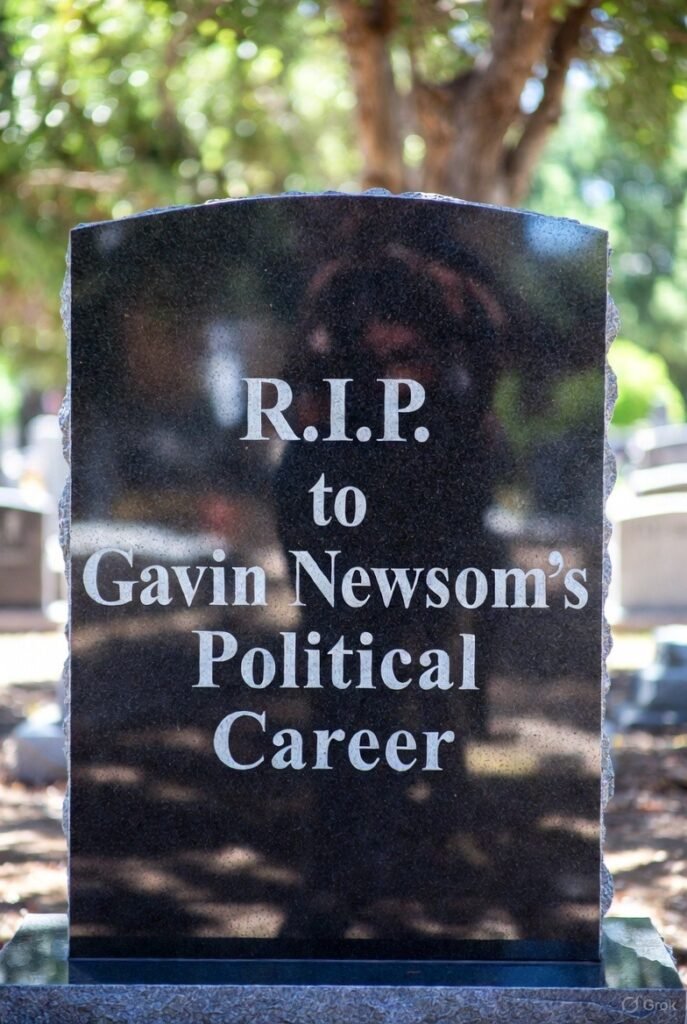 gavin newsom's political career is over