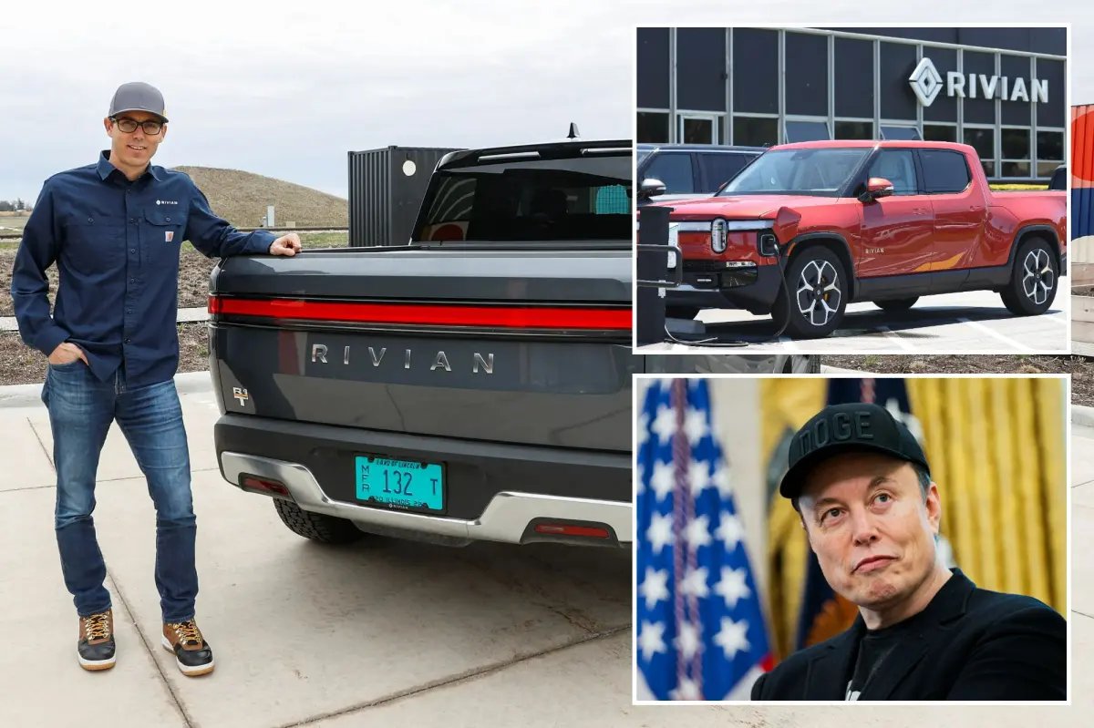 rivian-rj-scaringe-elon-musk.jpg Rivian gives CEO RJ Scaringe a Musk-like pay package worth up to $4.6B