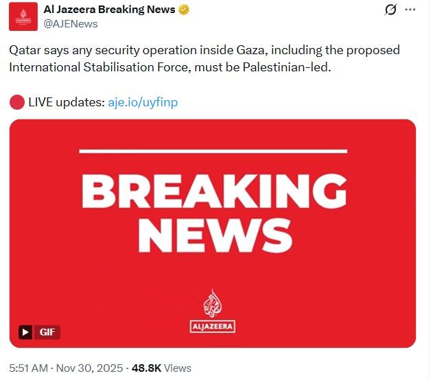 This has been Qatar’s game all along as it fooled President Trump, played the Israelis, deceived the Arabs, and manipulated the international community. Qatar got Hamas to release the living Israeli…