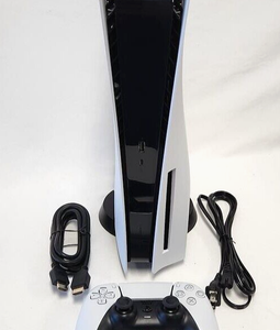 Sony PlayStation 5 DISC VERSION Game Console System White PS5 Bundle CFI-1215A