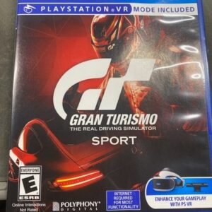 Gran Turismo Sport VR - PlayStation 4 Sony (PS4) Very Good, Free Shipping!