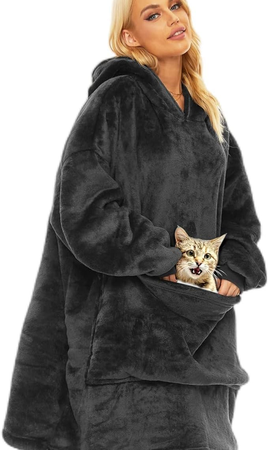 Christmas Gifts for Wife Women Mom, Wearable Blanket Hoodie for Adults Women Men